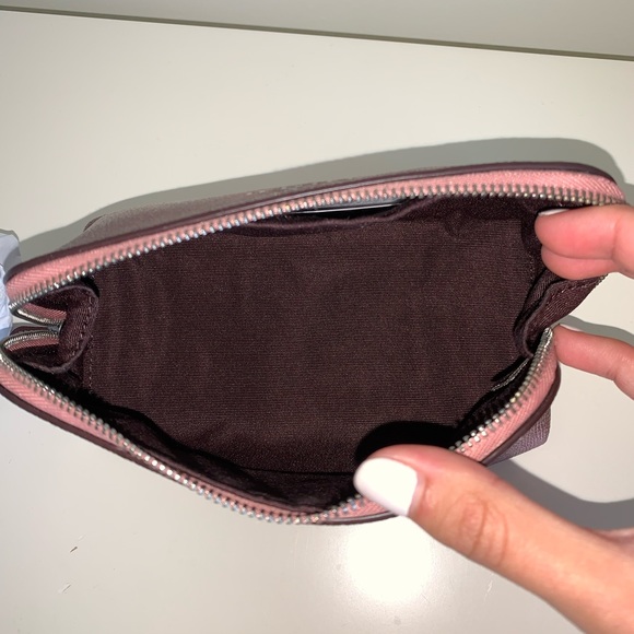 Coach Crossgain Leather Cosmetic Case - Picture 6 of 9